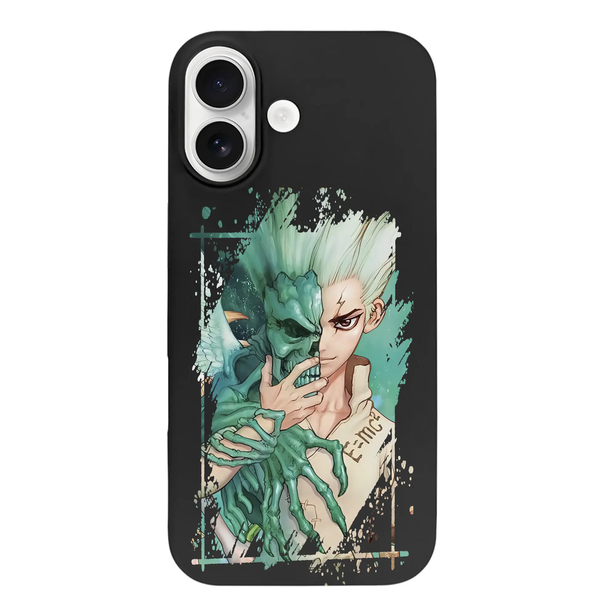 ドクターストーン グッズ,石神千空 - iPhone 17 シリーズ シリコンケース 薄型 耐衝撃 指紋防止 ソフトタッチカバー 精密フィット 傷防止 保護ケース iPhone 17/17 Air/17 Pro/17 Pro Max 対応